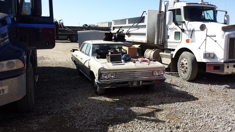 Illustration for article titled Drove my Chevy to the Heavy (equipment yard)